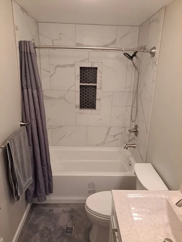 Before - Spa-Inspired Bathroom by Kirkland Property Solutions